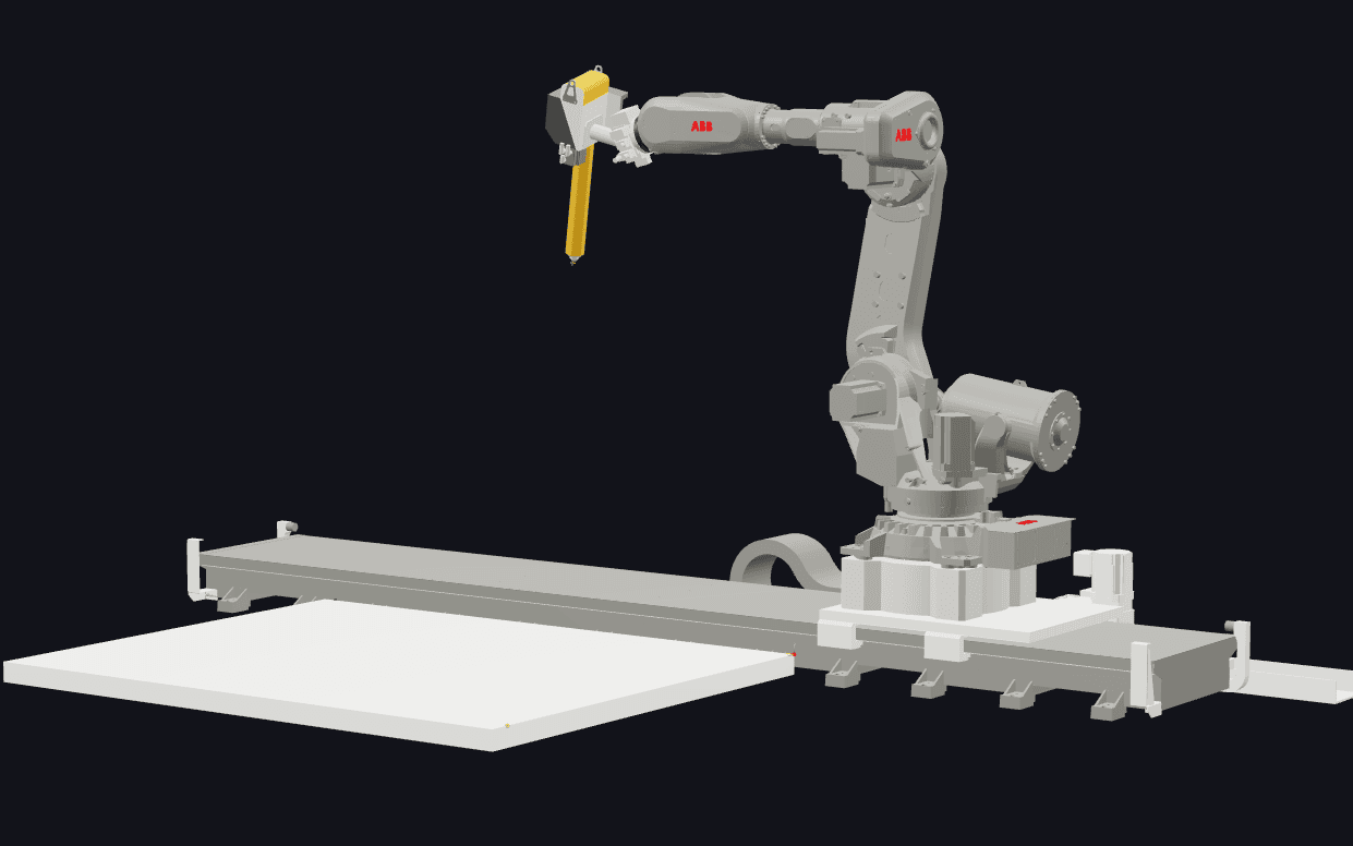 The AMMO LFAM cell printing a near-net composite mold